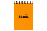 RHODIA Spiralblock orange A7, 11500, kariert 80 Blatt