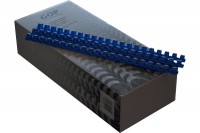GOP Plastikbinderücken 12mm, blau 100 Stück, 020739