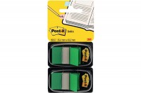 POST-IT Index 2er Set 25,4x43,2mm, 680-G2, grün 2x50 Stück