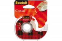 SCOTCH Crystal Tape 600 19mmx15m, 6-1915D, mit Abroller
