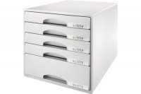 LEITZ Set tiroires Plus gris 5 comp., 52110085