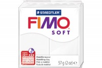 FIMO Pâte à modeler Soft 57g blanc, 11050-0